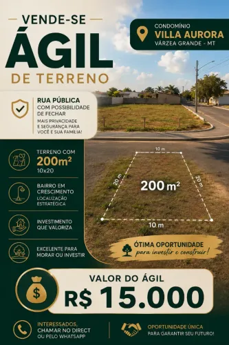 Agil terreno 200m2
