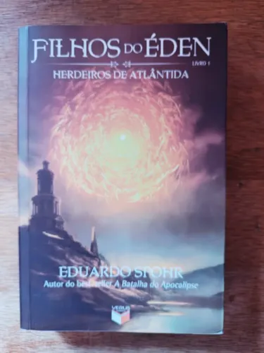 Livro Filhos do Éden: Herdeiros de Atlântida do Eduardo Spohr (autografado)