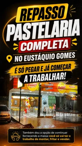 Pastelaria completa funcionando