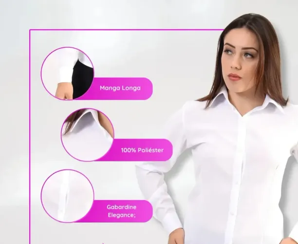 Uniforme Social Feminino Camisete | Empresas