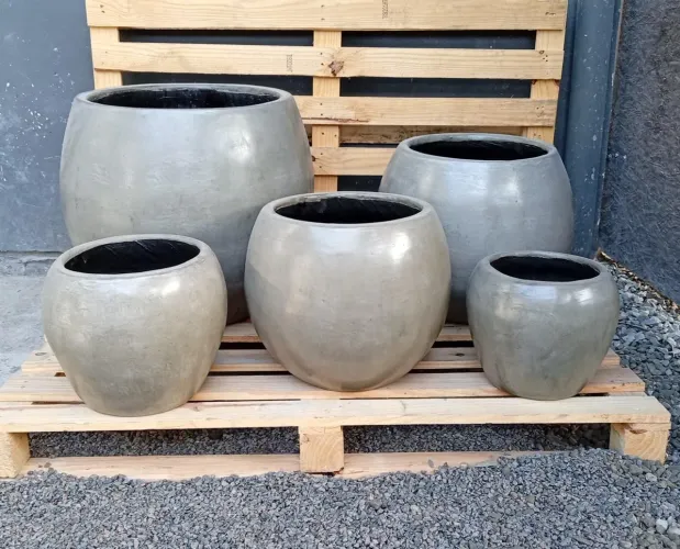 Kit vasos de cimento