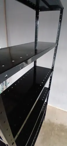 Estante de Aço Linha Industrial Super Reforçada | +210kg (35kg por Prateleira)