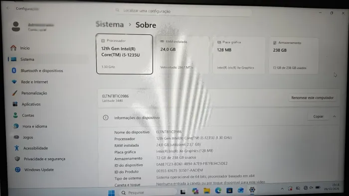Notebook Dell