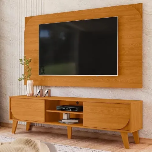 Rack com painel Noruega para tv ate 65 polegadas