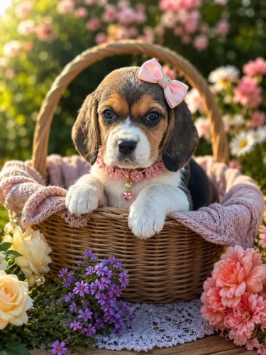 Beagle femea e machos pronto pra voce