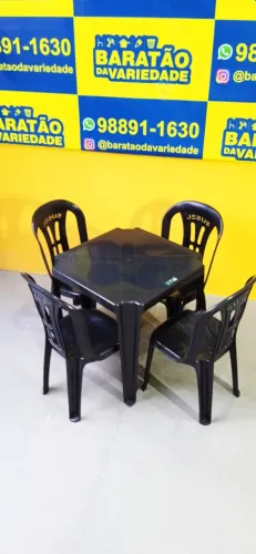 HIPER MEGA PROMOÇÃO JOGO DE MESA JESUS COM MESA 72*72*72