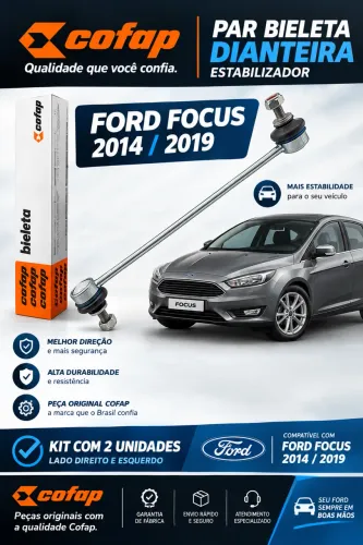 PAR DE BIELETAS FOCUS 2014 a 2019