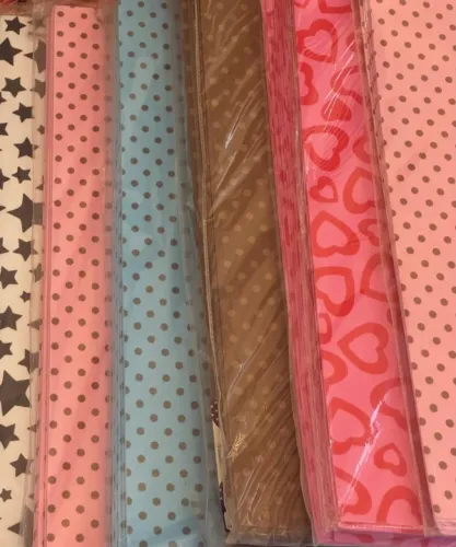 FOLHAS EVA 40x60 cm (GLÍTER, ATOALHADO, ESTAMPADO E LISO).