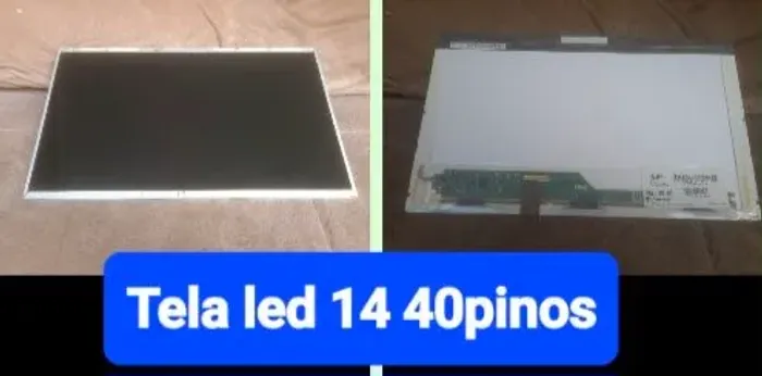 Tela Led 14 40 pinos<br>Usada<br>Enviamos para todo Brasil