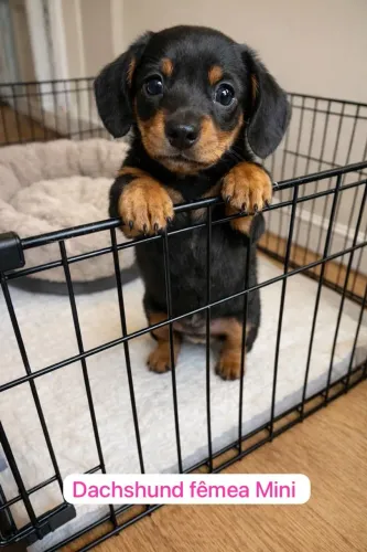 Filhotes de dachshund Cheios de Energia e Carinho