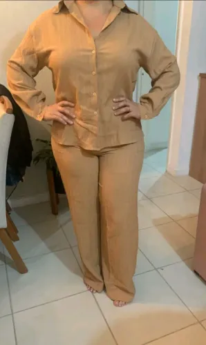 Desapego oferta Conjunto camisa e pantalona semi novo