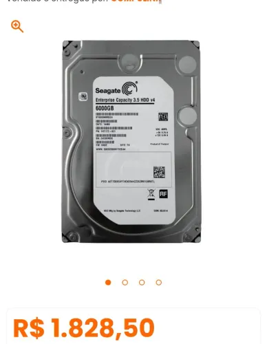 Troco HD Seagate Barracuda 6T por SSD