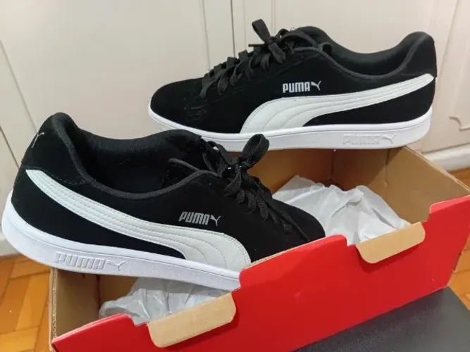 TÊNIS PUMA CAMURÇA PRETO TAMANHO 44 NOVO!