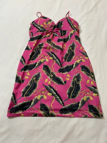 Vestido rosa lança perfume TAM GG