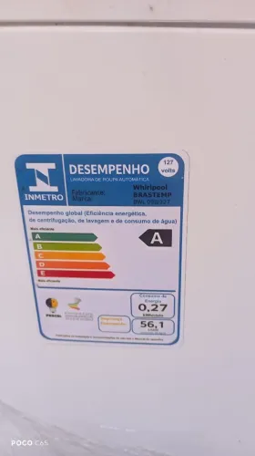 Vendo uma máquina de lavar Brastemp 8 kilos em ótimo estado, funcionando tudo