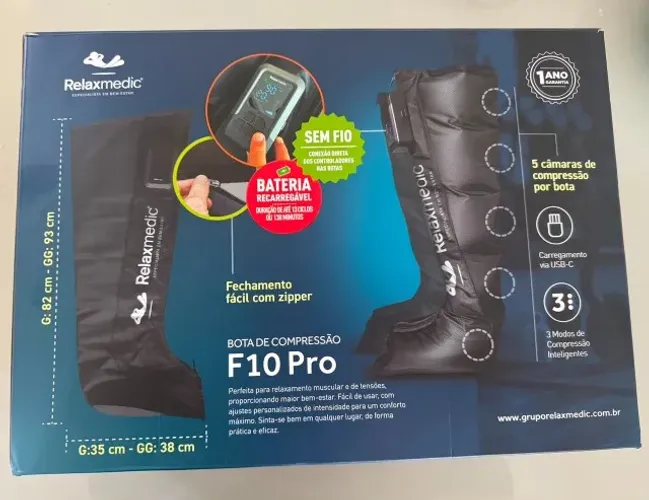 Bota Pneumática F10 PRO Relaxmedic (NOVA)