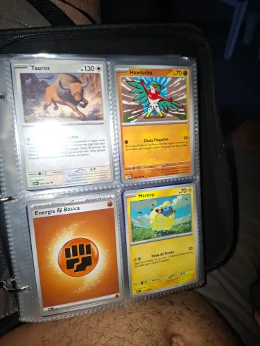 Cartas pokemom originais com álbum