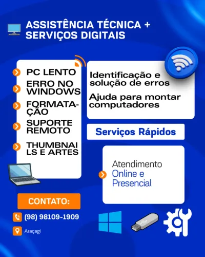 Técnico de TI (Assistência Técnica) (Leia a Descrição)