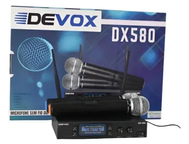 Microfone sem fio Devox 580