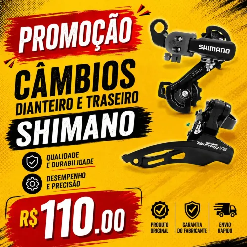 Câmbios Shimano Dianteiro e traseiro R$ 110.00