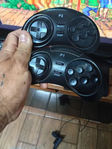 Mini mega drive 16 bits sem fio