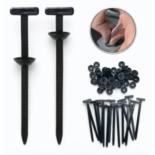 Abraçadeira Automotiva Auto Travante Nylon Reforçada C/ Presilha Kit 50un Universal Carro 