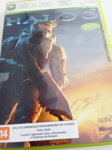 HALO 3 XBOX 360 MIDIA FISICA USADO
