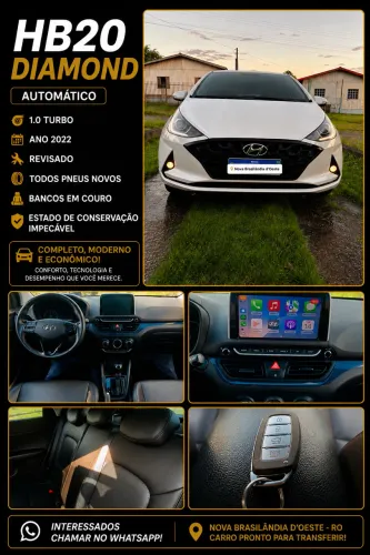 Hyundai HB20 Diamond 1.0 TB Flex 12V AUT 2022