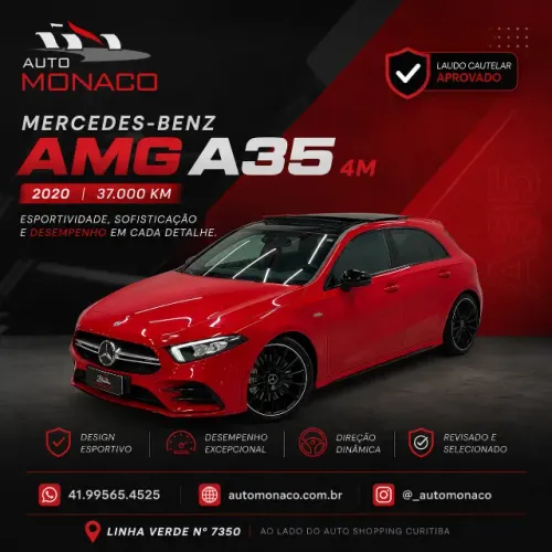 Mercedes-Benz A35 A-35 AMG 4matic 2.0 TB AU 2020