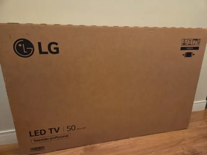 Smart TV LG 50 Polegadas 4k, Nova e Lacrada, Sem Uso, Garantia e Nota