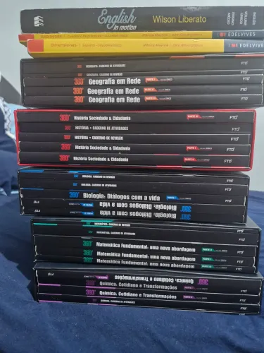 Box de livros ftd 360° ensino medio (vendo separado ler descrição)