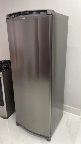 Geladeira inox consul