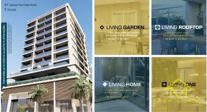 LIVING 243 ? 1 quarto em Praia de Itaparica, Vila Velha | Código 29987 R