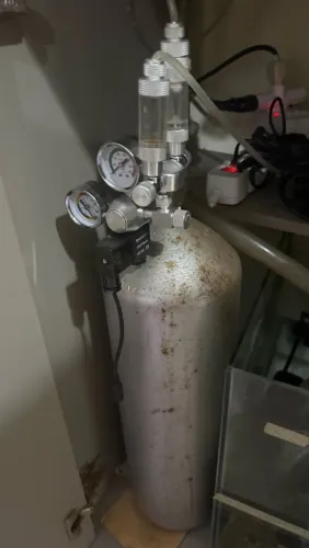 Cilindro Co dois com manômetro 