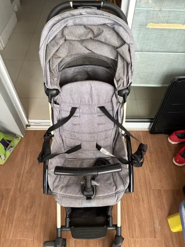 Carrinho de Bebê para Passeio Burigotto Up Grey