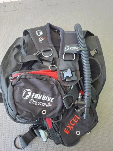 Colete equilibrador Fundive Excel + 4 bolsos de lastro