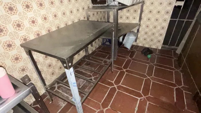  bancada de aço 