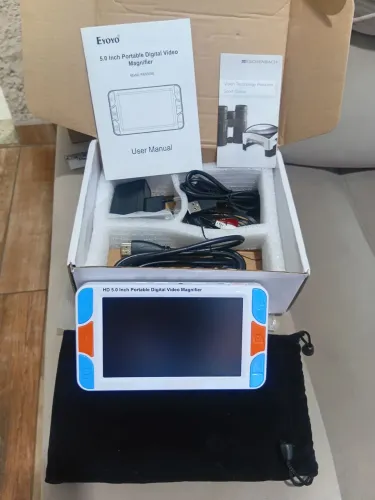 Lupa Digital Portátil 5 Polegadas HD - Auxílio Baixa Visão (Praticamente Nova)