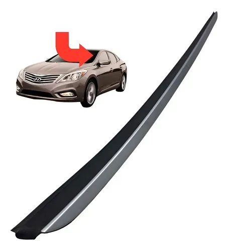 Acabamento Moldura Pára-brisa Esquerdo Hyundai Azera 12/16 Preto