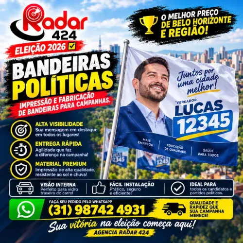 BANDEIRA PARA ELEIÇÕES 2026