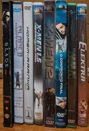 DVD - Coleção Heróis Marvel dos anos 2000 (8 filmes / 13 discos)