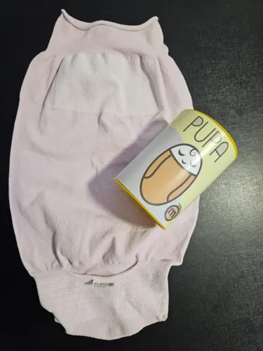 Swaddle (Charutinho) de Bebê Pupa - Cor Pétala (rosa) 