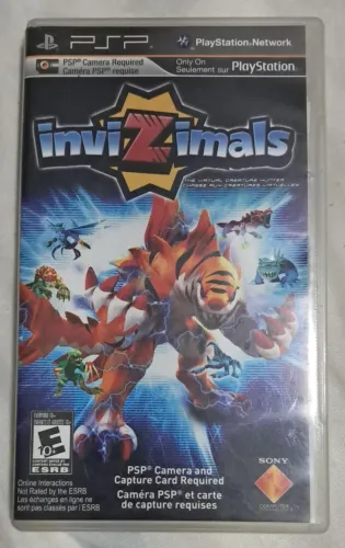 Invizimals PSP com caixa