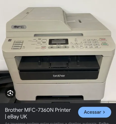 Brother MFC 7360N em perfeito estado