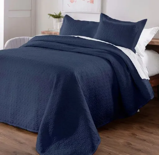 Colcha de cama casal 3 peças