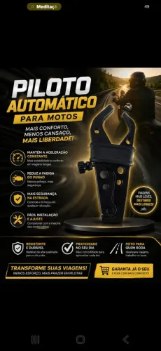 Piloto automático para motos
