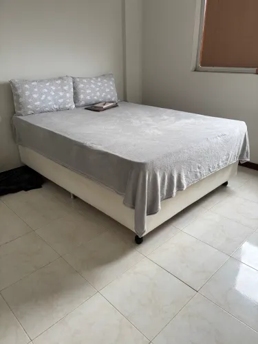 Colchão e Cama Box Casal Orthocrin
