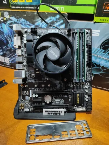 KIT UPGRADE RYZEN 5 PLACA MÃE E 16GB MEMORIA RAM DDR4 - GARANTIA 3 MESES