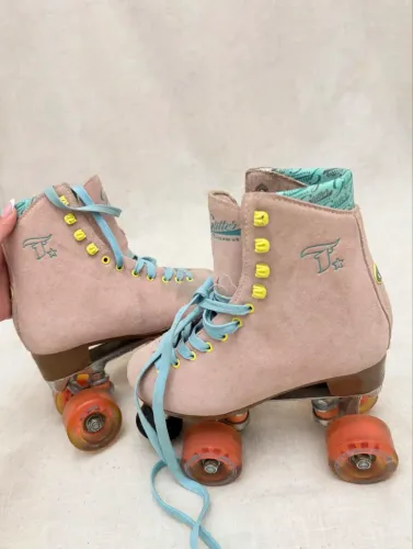 Patins Traxart Glitter- tam 35 (ROSA)