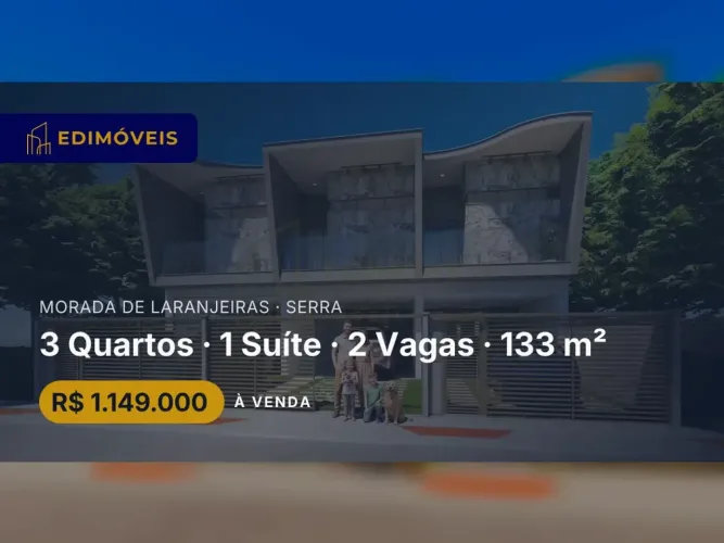 Seu novo lar: Casa 3 quartos em Morada de Laranjeiras, não perca!